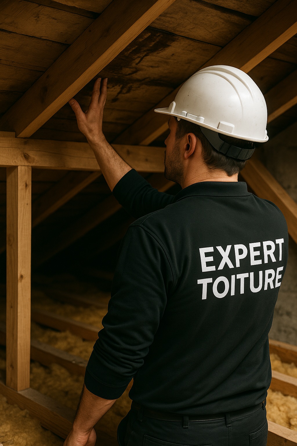 Inspection visuelle dans les combles